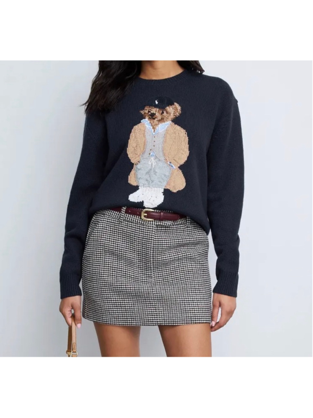 Polo Ralph Lauren Wool Classic Bear Crew Neck Sweater - Picture 5 of 8
